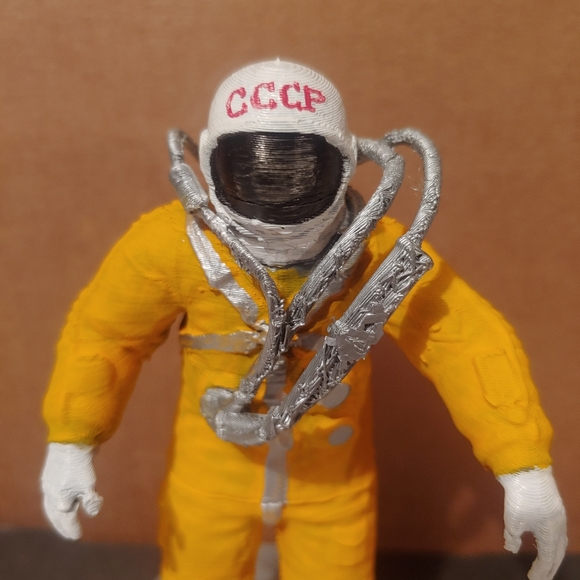 6" USSR Space Race Cosmonaut Plastic Custom Figurine - Picture 2 of 9